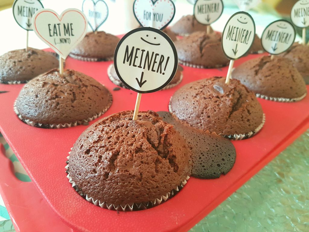Schoko Baileys Cupcakes backen