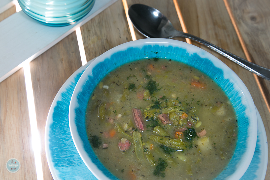 Bohneneintopf mit Rindfleisch