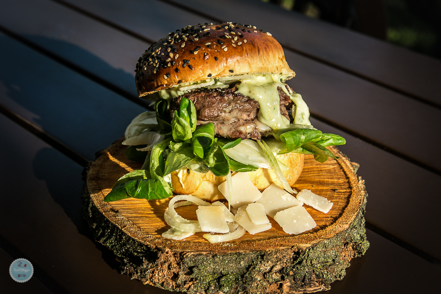 Bärlauch Burger vom Grill